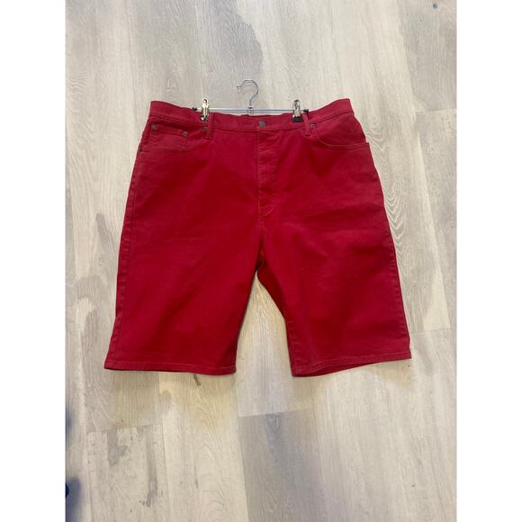 Levi's 569 Red Jorts Shorts Flat Front 5-Pockets Men's Size 40 - Picture 1 of 2
